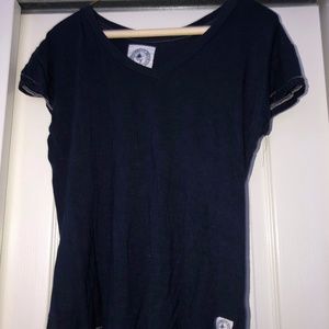 New medium short sleeve navy shirt